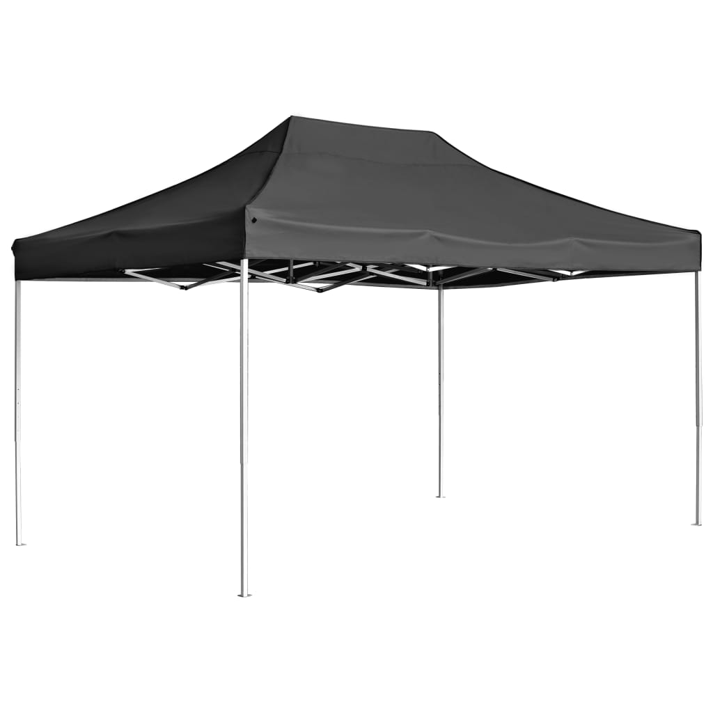 vidaXL Pop-Up Gazebo Pro 3x3 m Aluminium Anthracite