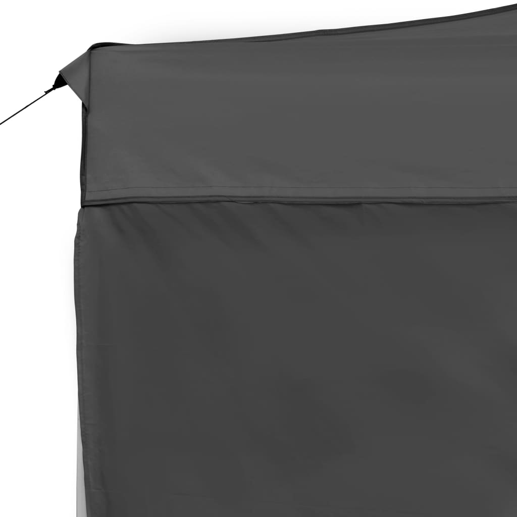 vidaXL Pop-Up Gazebo with Side Walls 3x3 m Aluminium Cream