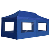 vidaXL Pop-Up Gazebo with Side Walls 3x3 m Aluminium Cream