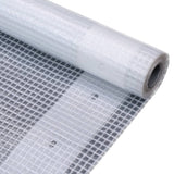 vidaXL Dekzeilen 2 st Leno 260 g/m² 1,5x5 m wit