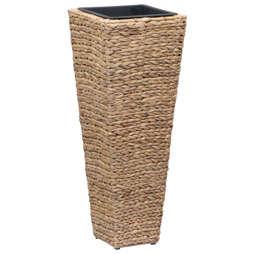 vidaXL Raised Planters 3 pcs water hyacinth brown