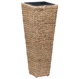 vidaXL Raised Planters 3 pcs water hyacinth brown