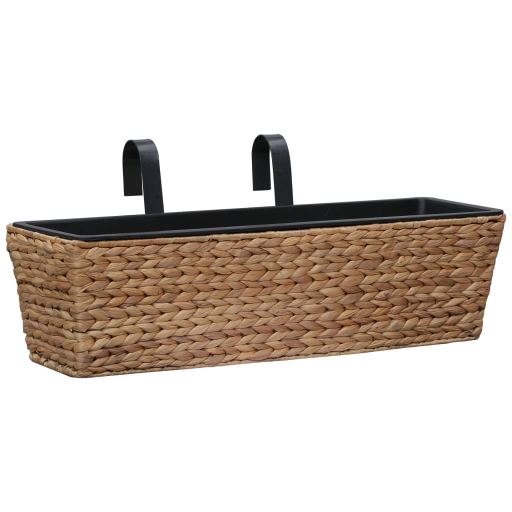 vidaXL Planters 2 pcs water hyacinth