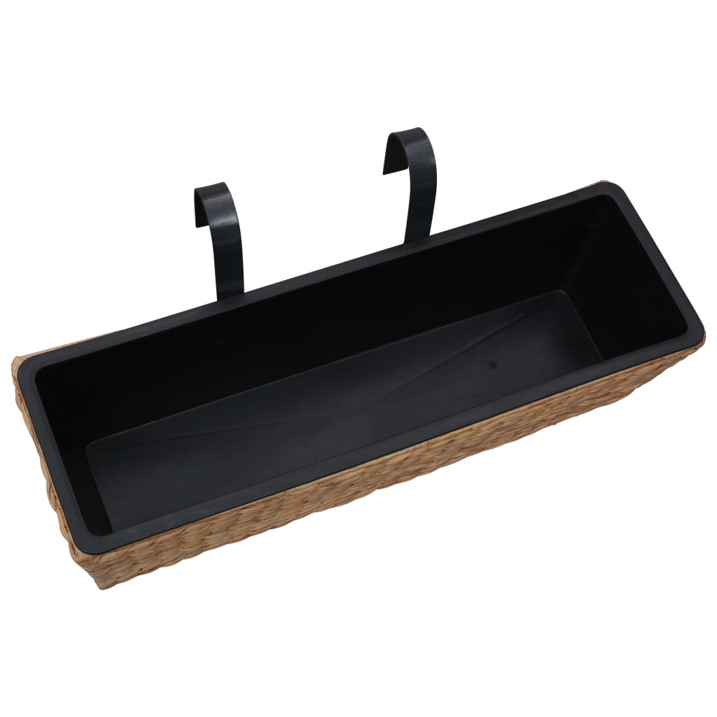 vidaXL Planters 2 pcs water hyacinth