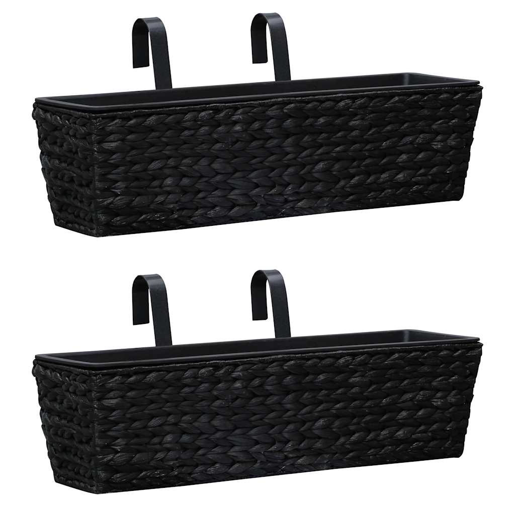 vidaXL Planters 2 pcs water hyacinth
