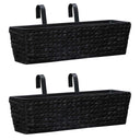 vidaXL Planters 2 pcs water hyacinth