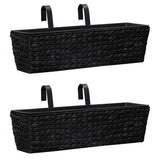 vidaXL Planters 2 pcs water hyacinth