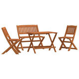 vidaXL 4-Piece Garden Set for Children Solid Eucalyptus Wood