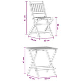 vidaXL 4-Piece Garden Set for Children Solid Eucalyptus Wood