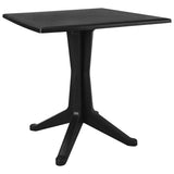 vidaXL Tuin Tafel Wit 70 x 70 x 71.7 cm Kunststof
