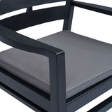 vidaXL 3-delige Loungeset kunststof wit