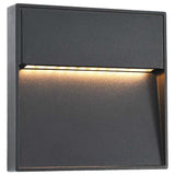 vidaXL LED-buitenwandlampen 2 st 3 W rond zwart