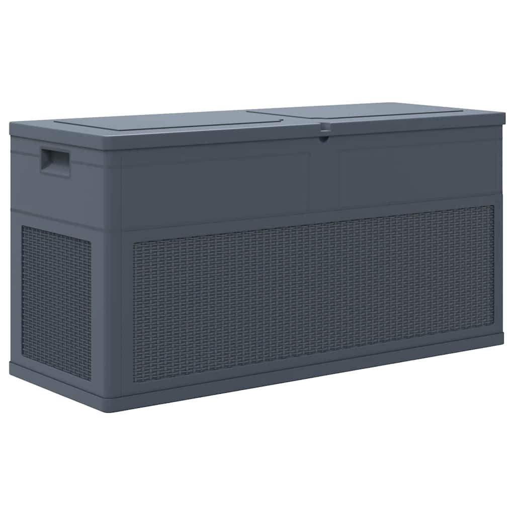 vidaXL Opbergkist 320 L zwart