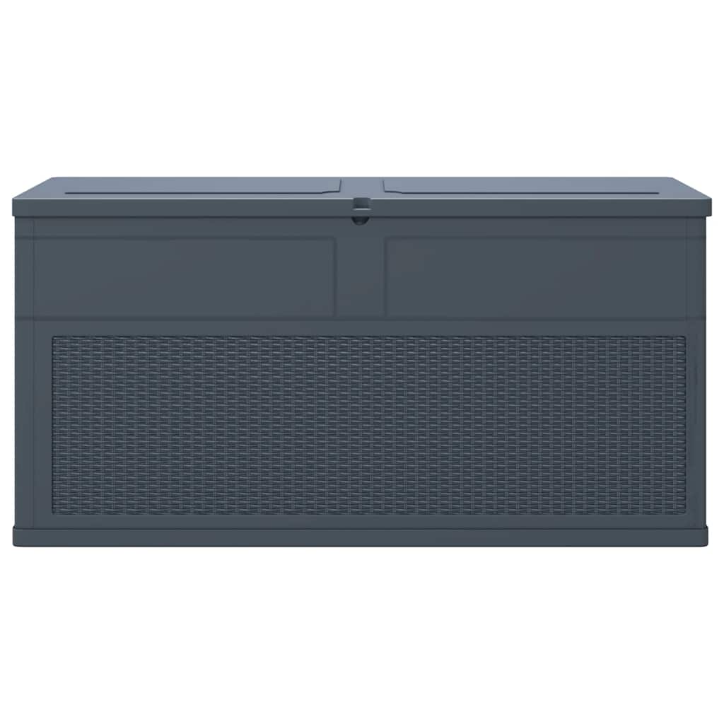 vidaXL Opbergkist 320 L zwart