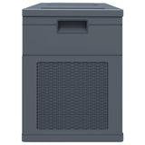 vidaXL Opbergkist 320 L zwart
