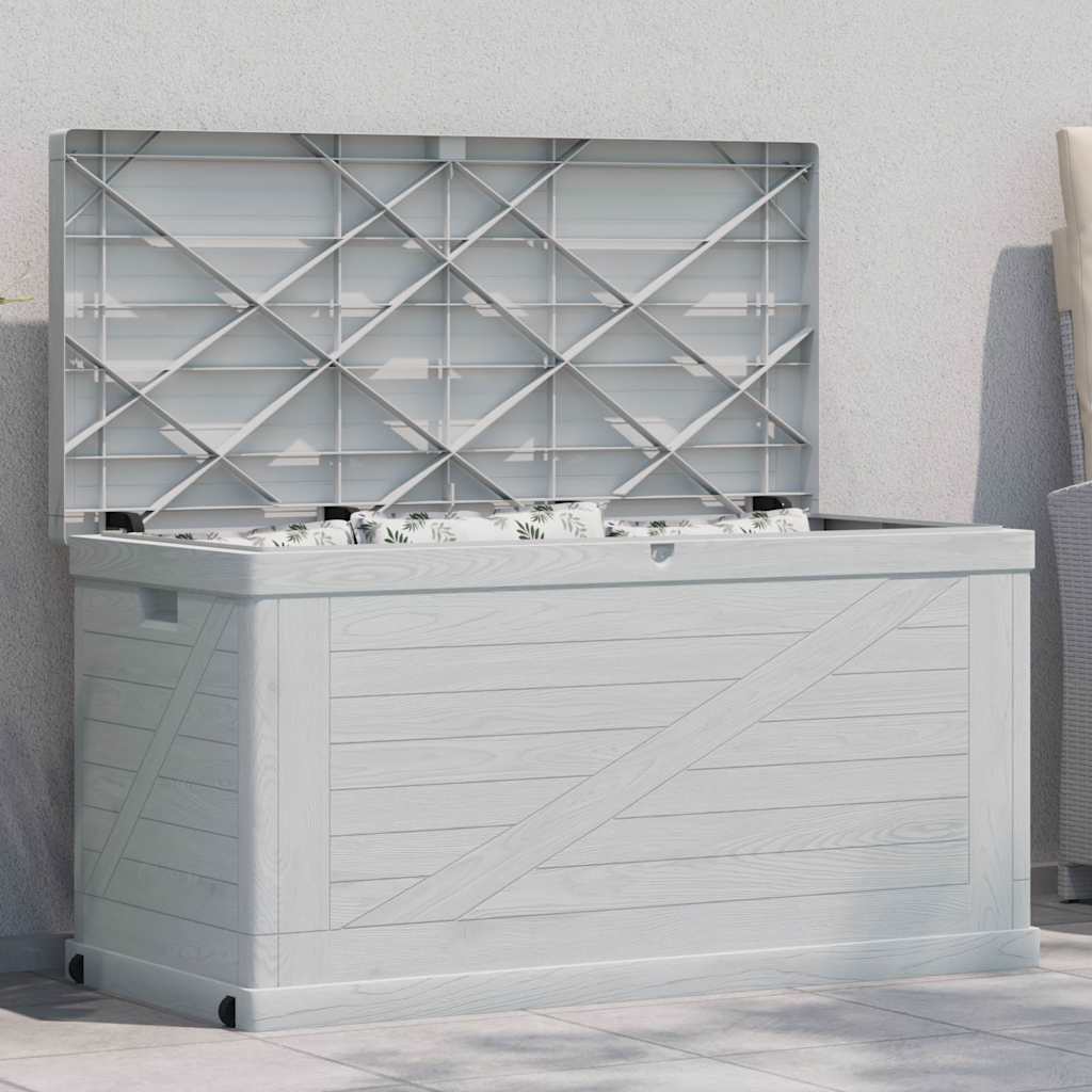 vidaXL Cushion Box 77.5x44.5x53 cm polypropylene anthracite