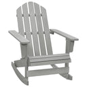 vidaXL Adirondack Rocking Chair Solid Firwood