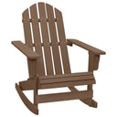 vidaXL Adirondack Rocking Chair Solid Firwood