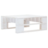 vidaXL Tuinhocker pallet hout grijs