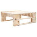 vidaXL Tuinhocker pallet hout grijs