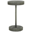 vidaXL Garden Table 60.5x106 cm poly rattan brown