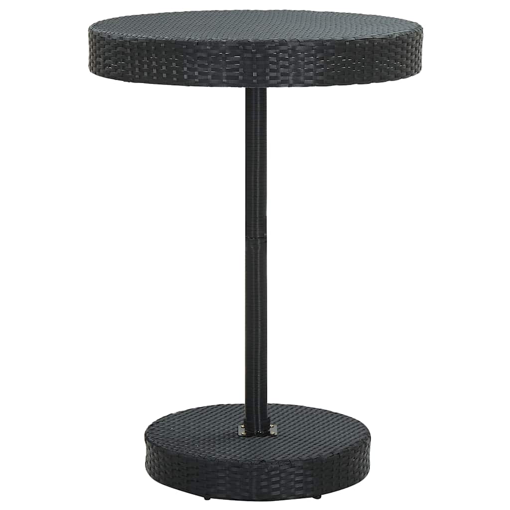 vidaXL Tuintafel 75,5x106 cm poly rattan bruin