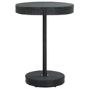 vidaXL Tuintafel 75,5x106 cm poly rattan bruin