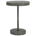 vidaXL Tuintafel 75,5x106 cm poly rattan bruin