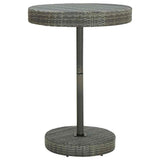 vidaXL Tuintafel 75,5x106 cm poly rattan bruin