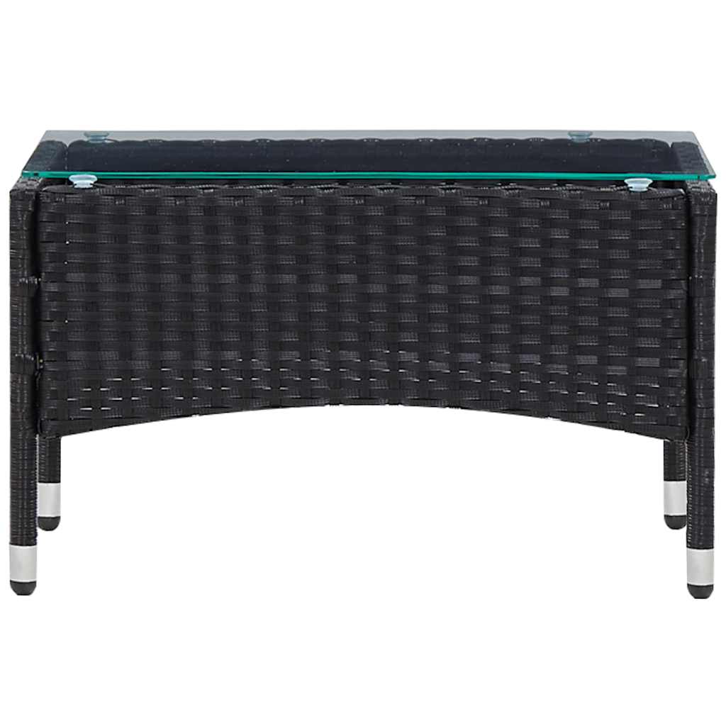 vidaXL 5-delige Loungeset met kussens poly rattan bruin