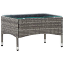 vidaXL Salontafel 60x40x36 cm poly rattan bruin