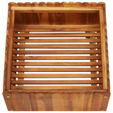 vidaXL Plantenbak verhoogd 50x30x25 cm massief acaciahout