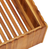 vidaXL Plantenbak verhoogd 50x30x25 cm massief acaciahout