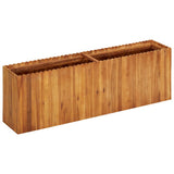 vidaXL Plantenbak verhoogd 50x30x25 cm massief acaciahout