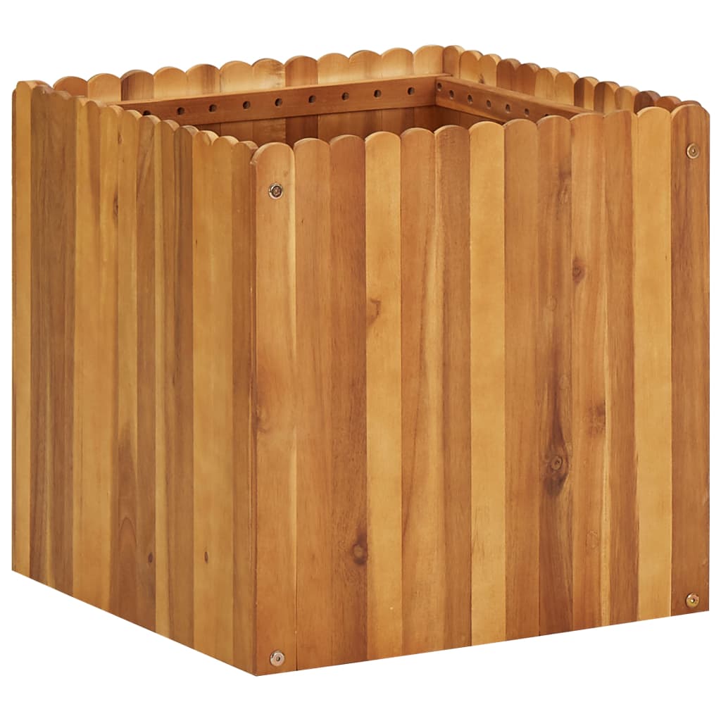 vidaXL Plantenbak verhoogd 50x30x25 cm massief acaciahout