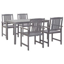 vidaXL 9-piece Garden Dining Set Solid Acacia Wood