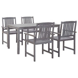 vidaXL 9-piece Garden Dining Set Solid Acacia Wood