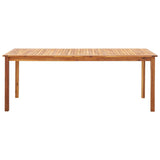 vidaXL 5-delige Eethoek poly rattan en massief acaciahout grijs