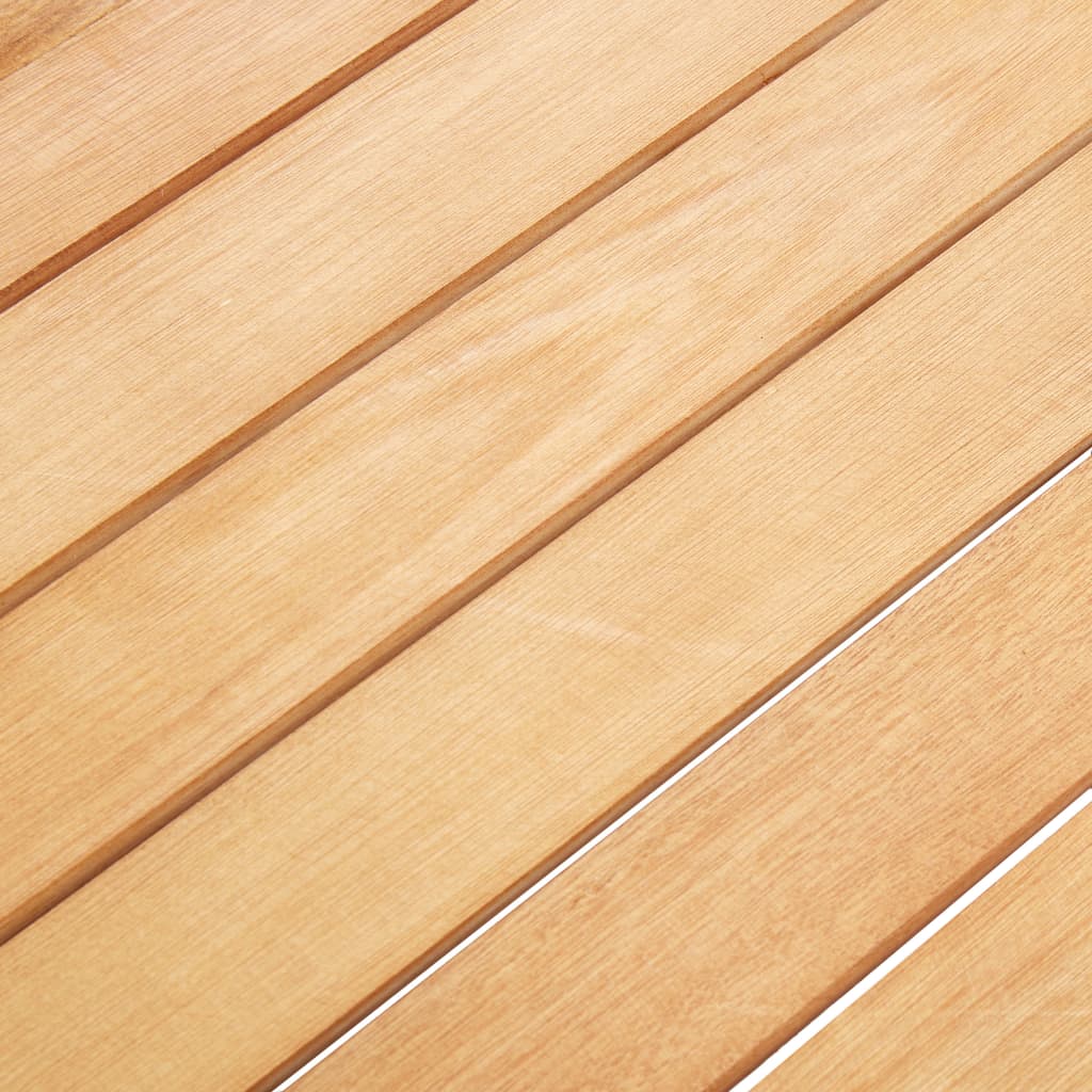 vidaXL 7-delige Tuinset poly rattan en acaciahout zwart