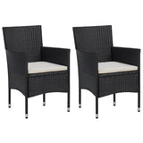 vidaXL Tuinstoelen 2 st poly rattan beige