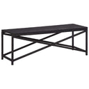 vidaXL Tuinbank 80 cm poly rattan grijs
