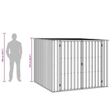 vidaXL Tuinschuur 195x198x159 cm gegalvaniseerd staal groen