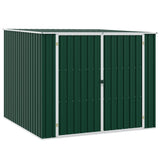 vidaXL Tuinschuur 195x198x159 cm gegalvaniseerd staal groen