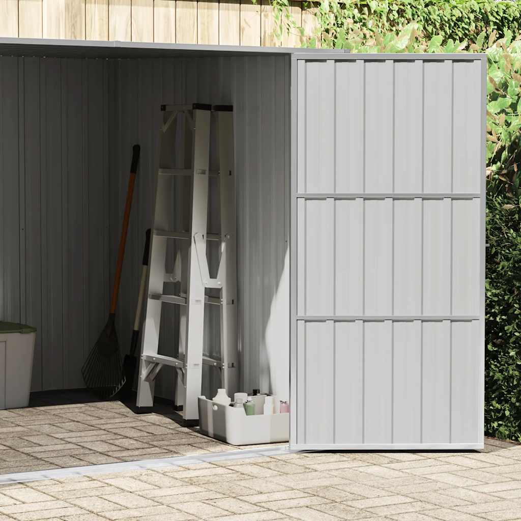 vidaXL Tuinschuur 195x198x159 cm gegalvaniseerd staal groen