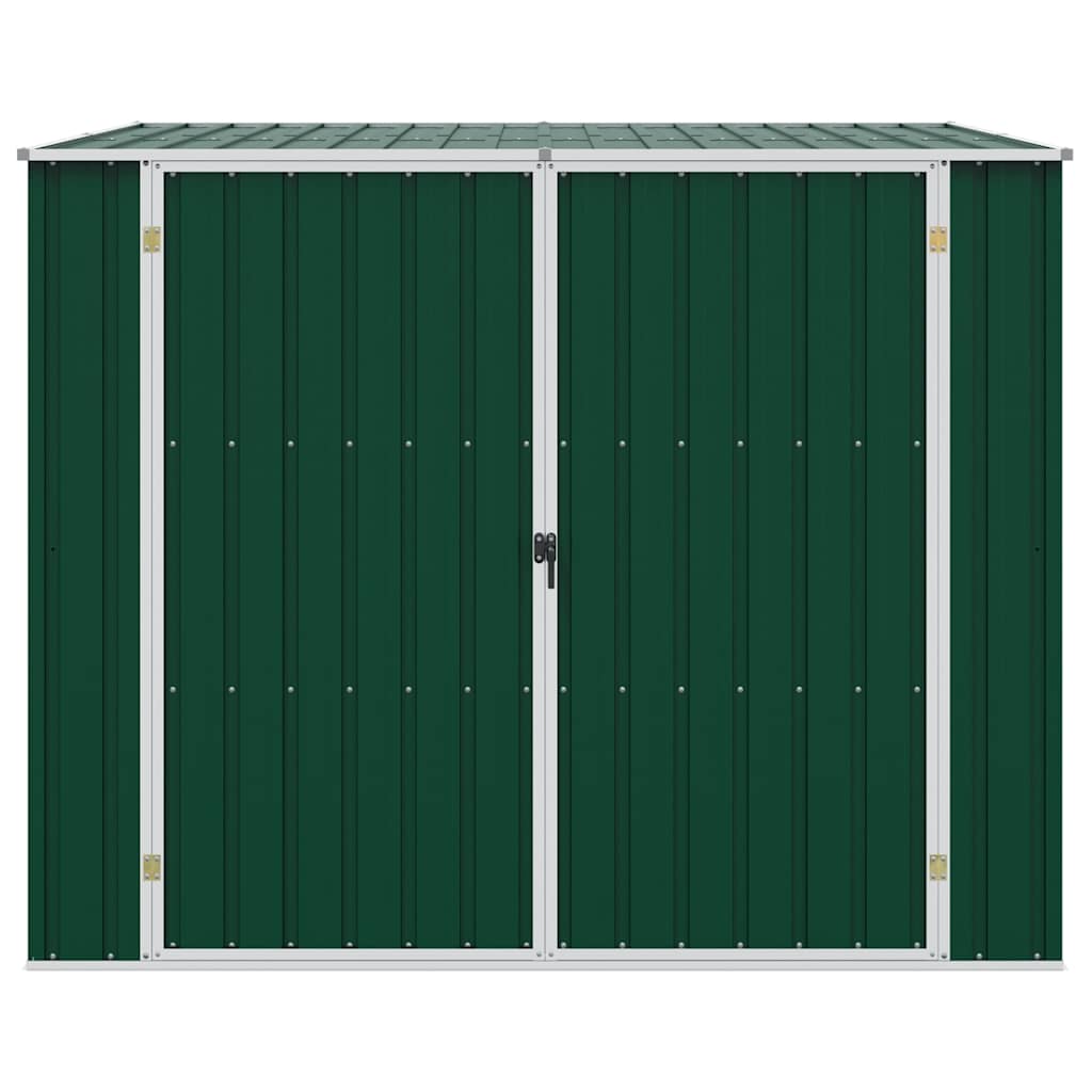 vidaXL Tuinschuur 195x198x159 cm gegalvaniseerd staal groen
