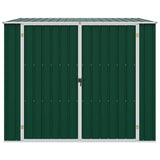 vidaXL Tuinschuur 195x198x159 cm gegalvaniseerd staal groen