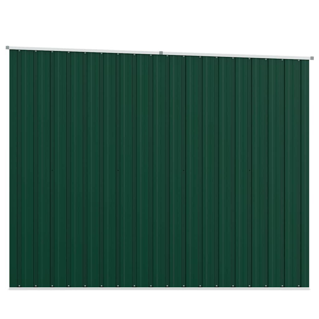 vidaXL Tuinschuur 195x198x159 cm gegalvaniseerd staal groen