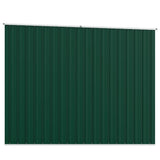 vidaXL Tuinschuur 195x198x159 cm gegalvaniseerd staal groen