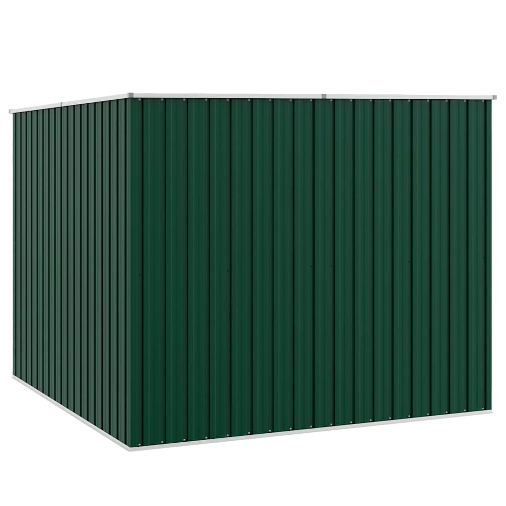 vidaXL Tuinschuur 195x198x159 cm gegalvaniseerd staal groen
