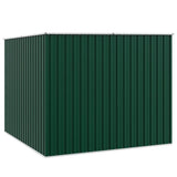 vidaXL Tuinschuur 195x198x159 cm gegalvaniseerd staal groen